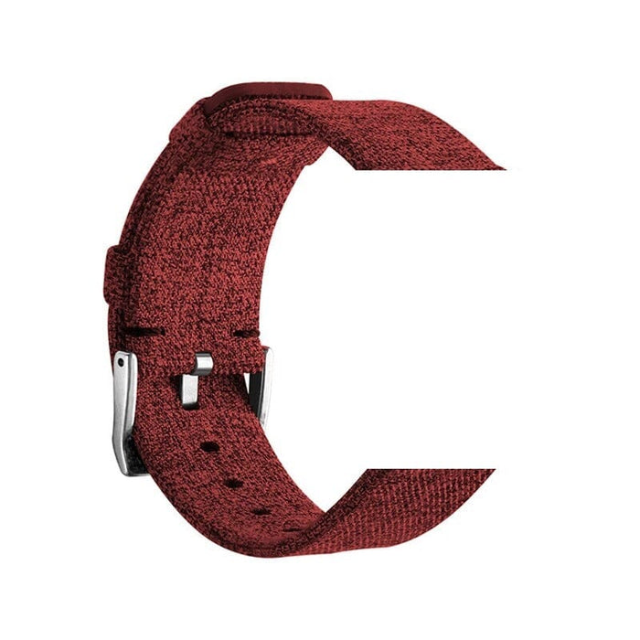 red-fitbit-versa-watch-straps-nz-canvas-watch-bands-aus