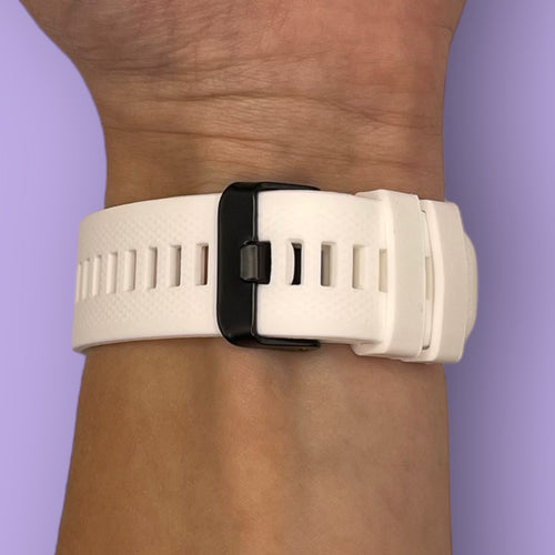 white-garmin-quatix-5-watch-straps-nz-silicone-watch-bands-aus