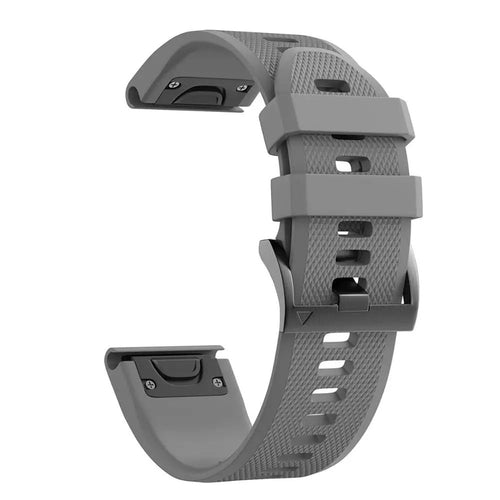 grey-garmin-quatix-5-watch-straps-nz-silicone-watch-bands-aus