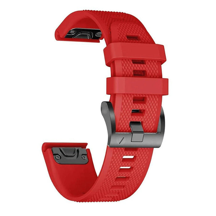 red-garmin-quatix-5-watch-straps-nz-silicone-watch-bands-aus