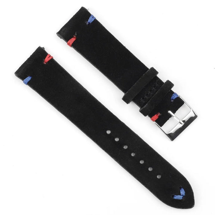 black-red-blue-garmin-forerunner-965-watch-straps-nz-suede-watch-bands-aus