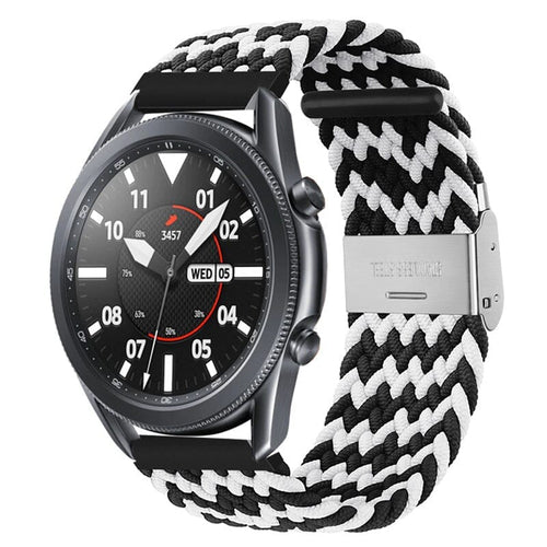 black-white-zig-garmin-quickfit-26mm-watch-straps-nz-nylon-braided-loop-watch-bands-aus