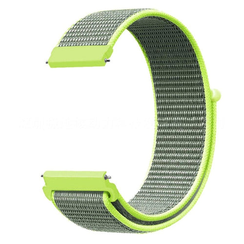 highlighter-green-garmin-d2-mach-1-watch-straps-nz-nylon-sports-loop-watch-bands-aus