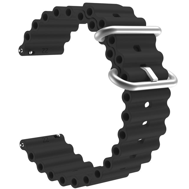 black-ocean-bands-garmin-22mm-range-watch-straps-nz-ocean-band-silicone-watch-bands-aus