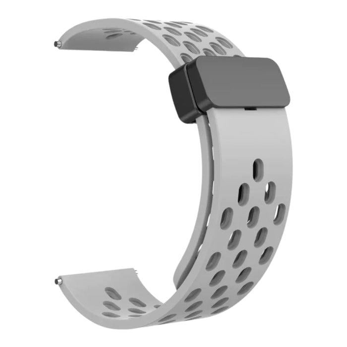 light-grey-magnetic-sports-garmin-20mm-range-watch-straps-nz-ocean-band-silicone-watch-bands-aus