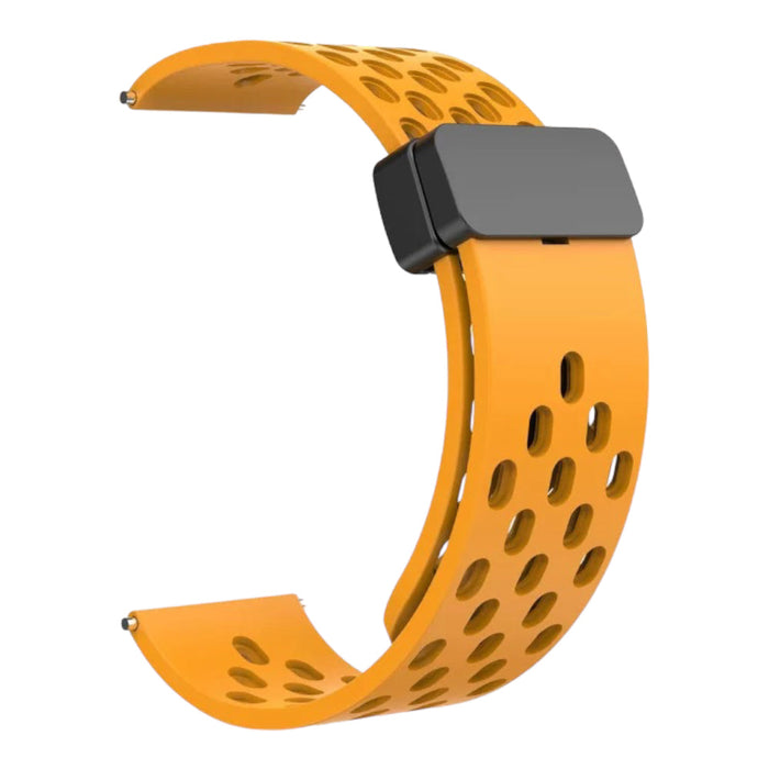 mustard-magnetic-sports-huawei-20mm-range-watch-straps-nz-ocean-band-silicone-watch-bands-aus