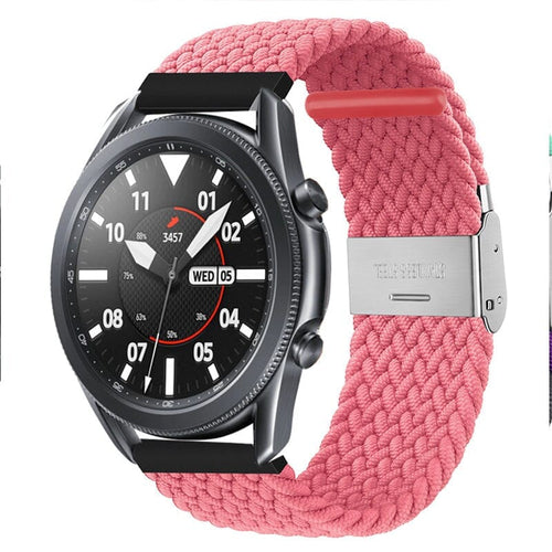 pink-samsung-galaxy-watch-6-(40mm)-watch-straps-nz-nylon-braided-loop-watch-bands-aus