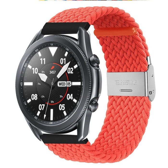 white-pink-samsung-galaxy-watch-6-classic-(47mm)-watch-straps-nz-nylon-braided-loop-watch-bands-aus