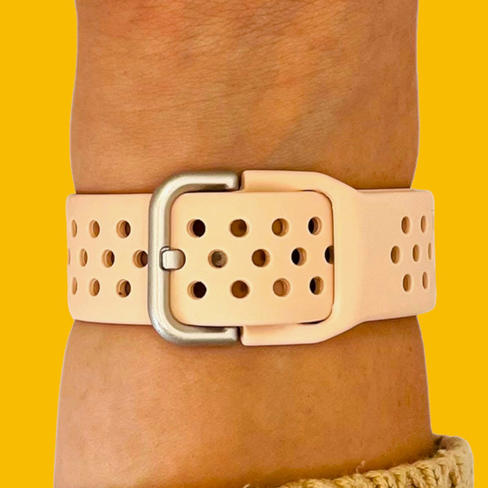 peach-garmin-forerunner-955-watch-straps-nz-silicone-sports-watch-bands-aus