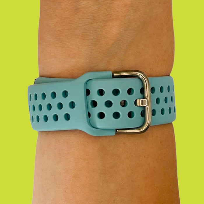 teal-garmin-forerunner-955-watch-straps-nz-silicone-sports-watch-bands-aus
