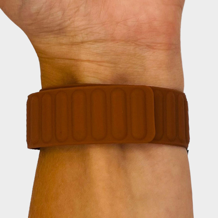brown-garmin-forerunner-158-watch-straps-nz-magnetic-silicone-watch-bands-aus