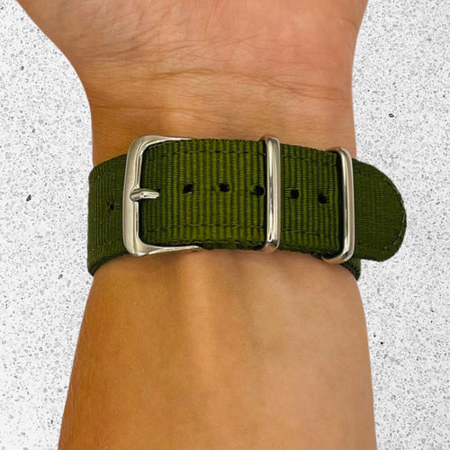green-samsung-galaxy-watch-5-(40-44mm)-watch-straps-nz-nato-nylon-watch-bands-aus