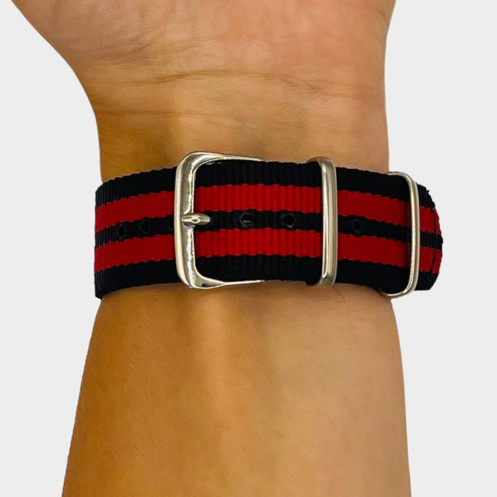 black-red-google-pixel-watch-2-watch-straps-nz-nato-nylon-watch-bands-aus