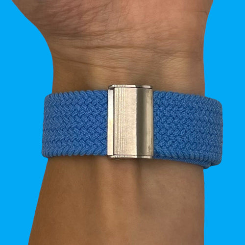 light-blue-samsung-galaxy-watch-6-classic-(47mm)-watch-straps-nz-nylon-braided-loop-watch-bands-aus