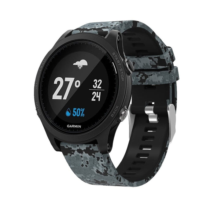 camo1-garmin-forerunner-955-watch-straps-nz-pattern-silicone-watch-bands-aus