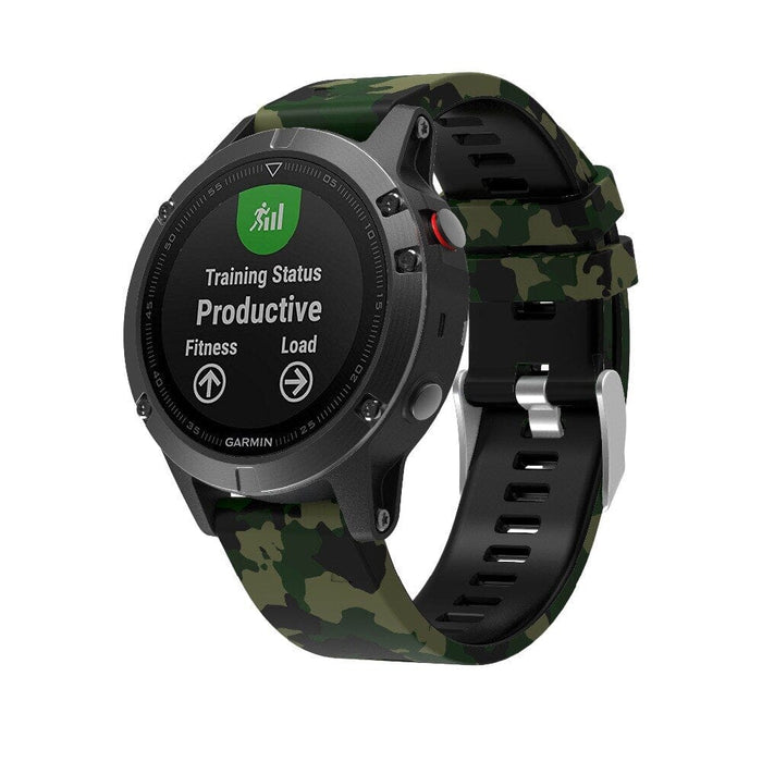 camo2-garmin-forerunner-955-watch-straps-nz-pattern-silicone-watch-bands-aus
