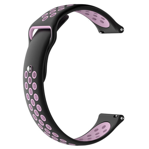 black-pink-garmin-bounce-watch-straps-nz-silicone-sports-watch-bands-aus