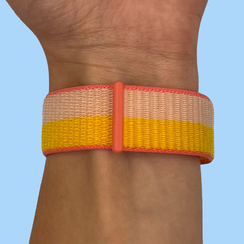 peach-yellow-garmin-d2-mach-1-watch-straps-nz-nylon-sports-loop-watch-bands-aus