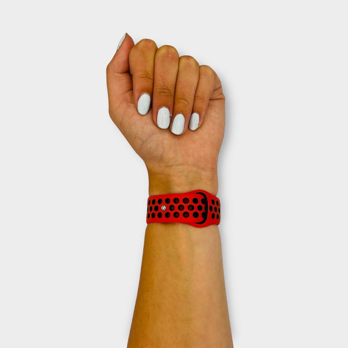 red-black-garmin-bounce-watch-straps-nz-silicone-sports-watch-bands-aus