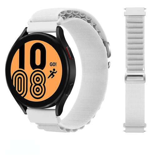 white-ticwatch-e3-watch-straps-nz-alpine-loop-watch-bands-aus