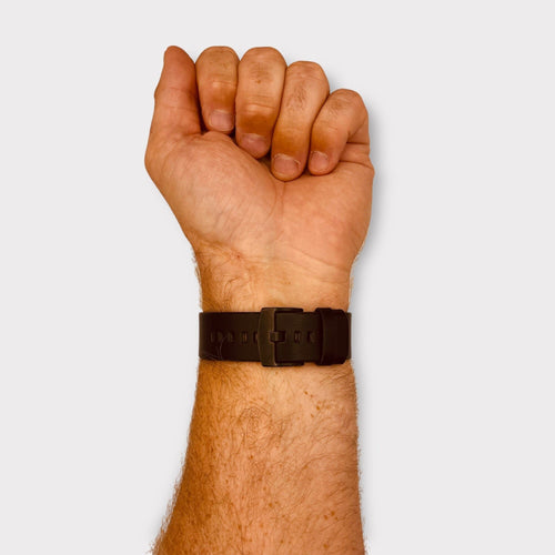 black-garmin-fenix-6s-watch-straps-nz-leather-watch-bands-aus
