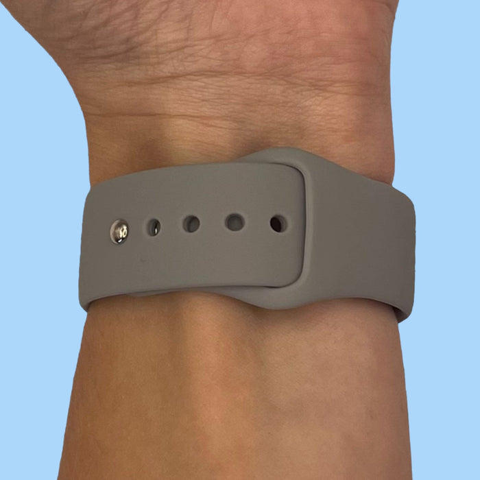 grey-garmin-forerunner-955-watch-straps-nz-silicone-button-watch-bands-aus