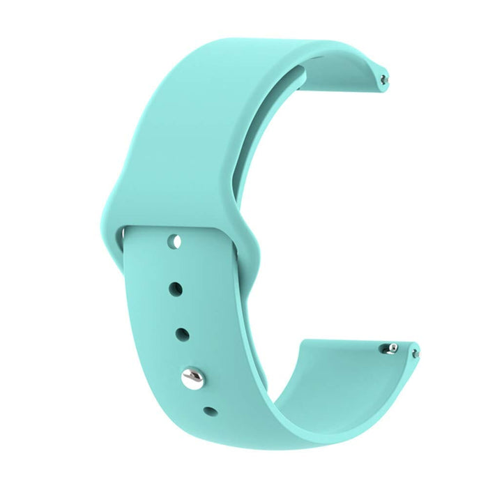 teal-garmin-forerunner-955-watch-straps-nz-silicone-button-watch-bands-aus