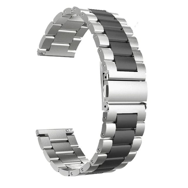 silver-black-metal-coros-pace-3-watch-straps-nz-stainless-steel-link-watch-bands-aus