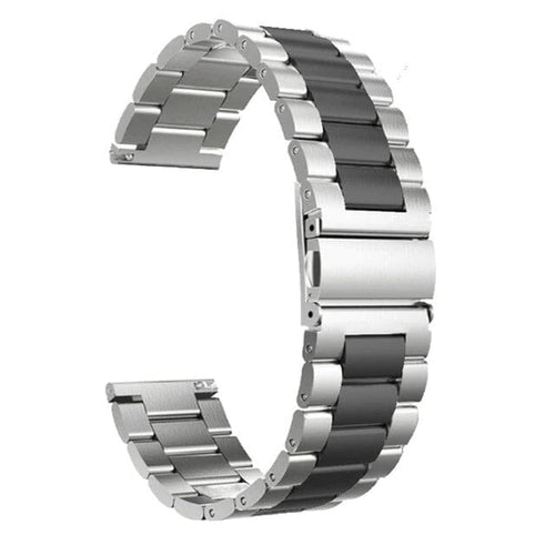 silver-black-metal-garmin-forerunner-965-watch-straps-nz-stainless-steel-link-watch-bands-aus
