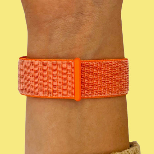 spicy-orange-garmin-d2-mach-1-watch-straps-nz-nylon-sports-loop-watch-bands-aus