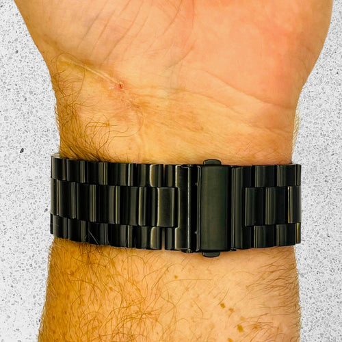 black-metal-coros-pace-3-watch-straps-nz-stainless-steel-link-watch-bands-aus