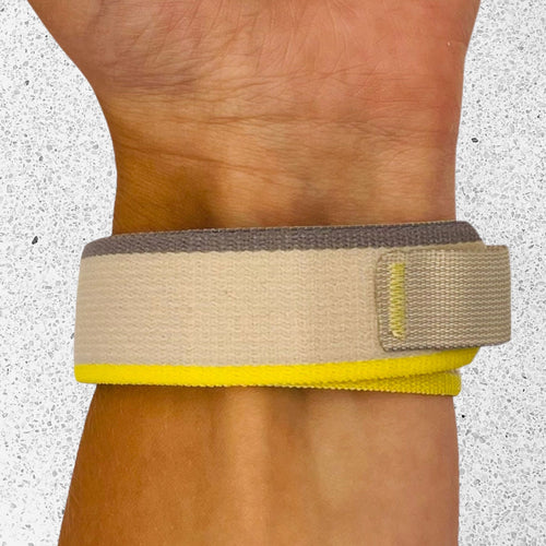 beige-yellow-huawei-honor-magic-watch-2-watch-straps-nz-trail-loop-watch-bands-aus