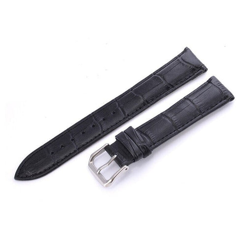 black-garmin-venu-3s-watch-straps-nz-snakeskin-leather-watch-bands-aus