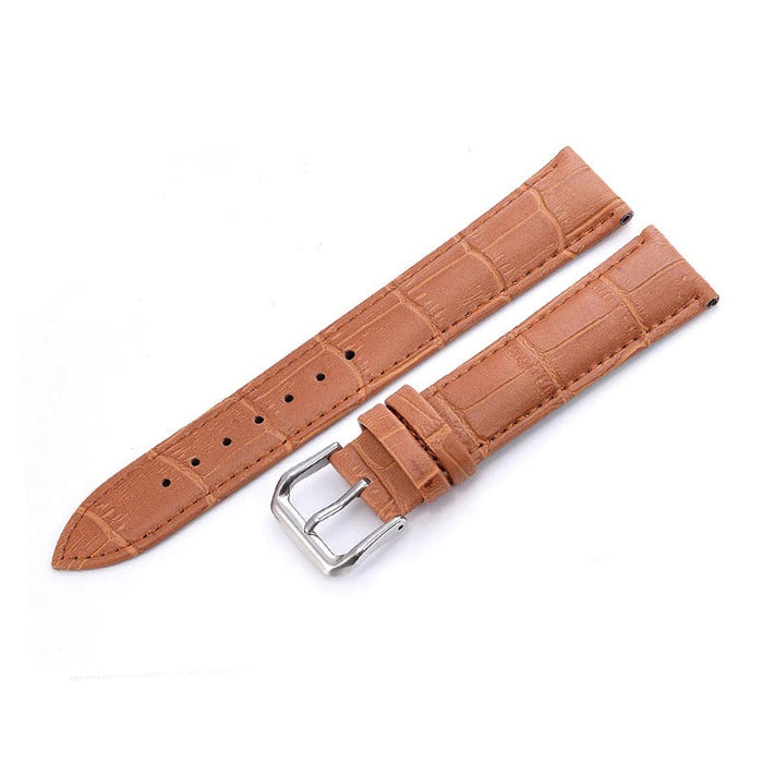 brown-garmin-vivoactive-4s-watch-straps-nz-snakeskin-leather-watch-bands-aus