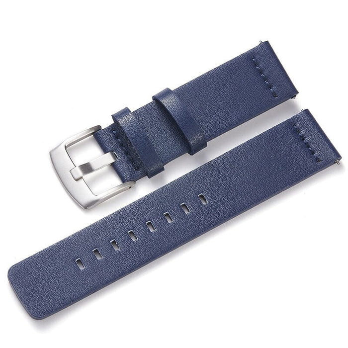 blue-silver-buckle-huawei-watch-gt4-46mm-watch-straps-nz-leather-watch-bands-aus