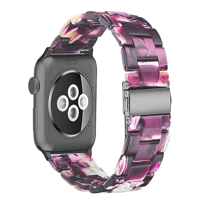 purple-swirl-huawei-watch-gt4-41mm-watch-straps-nz-resin-watch-bands-aus