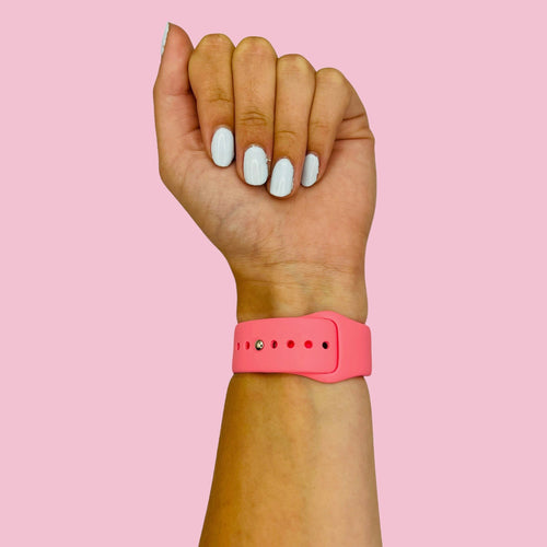 pink-garmin-forerunner-955-watch-straps-nz-silicone-button-watch-bands-aus