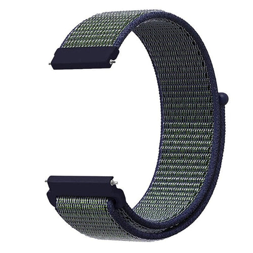 navy-blue-google-pixel-watch-4-(45mm)-watch-straps-nz-nylon-sports-loop-watch-bands-aus