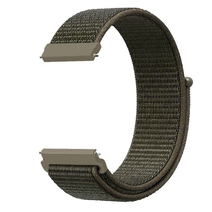 army-green-garmin-venu-4-(45mm)-watch-straps-nz-nylon-sports-loop-watch-bands-aus