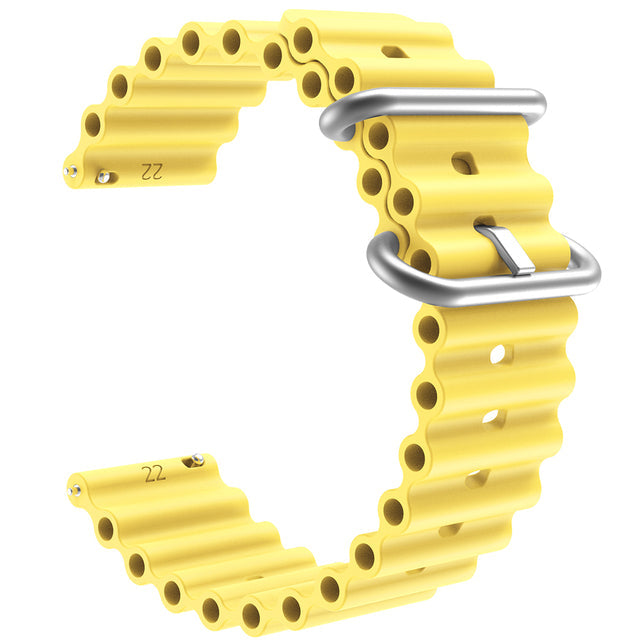 yellow-magnetic-sports-garmin-forerunner-570-(42mm)-watch-straps-nz-ocean-band-silicone-watch-bands-aus