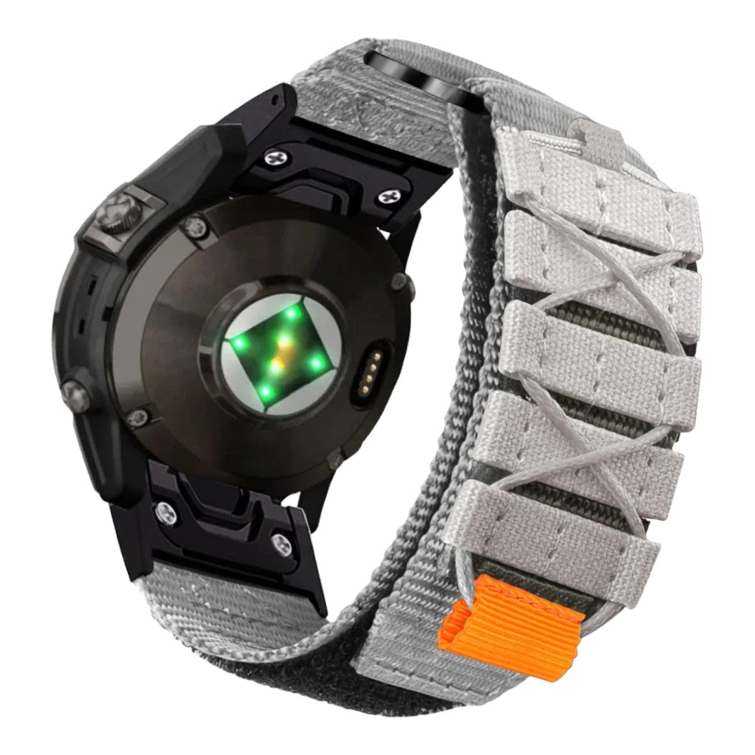 grey-garmin-quatix-8-(47mm)-watch-straps-nz-nylon-sport-watch-bands-aus