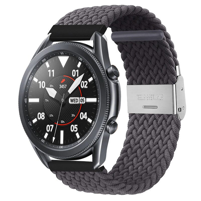 dark-grey-garmin-descent-mk3-mk3i-(43mm)-watch-straps-nz-nylon-braided-loop-watch-bands-aus