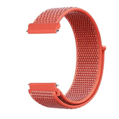 desert-orange-google-pixel-watch-4-(45mm)-watch-straps-nz-nylon-sports-loop-watch-bands-aus