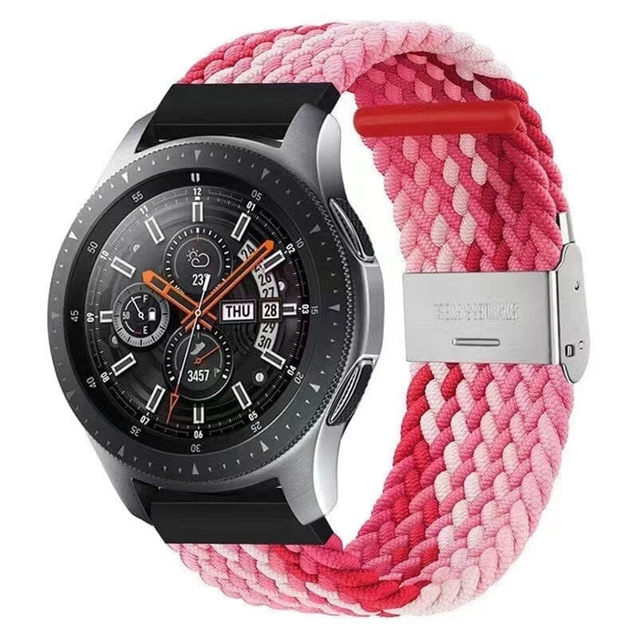 pink-red-white-garmin-venu-4-(45mm)-watch-straps-nz-nylon-braided-loop-watch-bands-aus