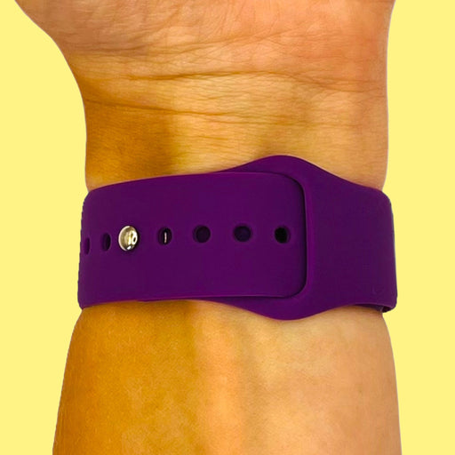 purple-xiaomi-amazfit-stratos,-stratos-2-watch-straps-nz-silicone-button-watch-bands-aus