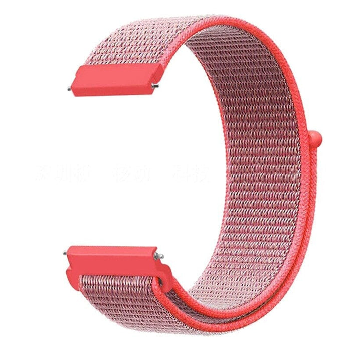 red-garmin-instinct-3-(45mm)-watch-straps-nz-nylon-sports-loop-watch-bands-aus