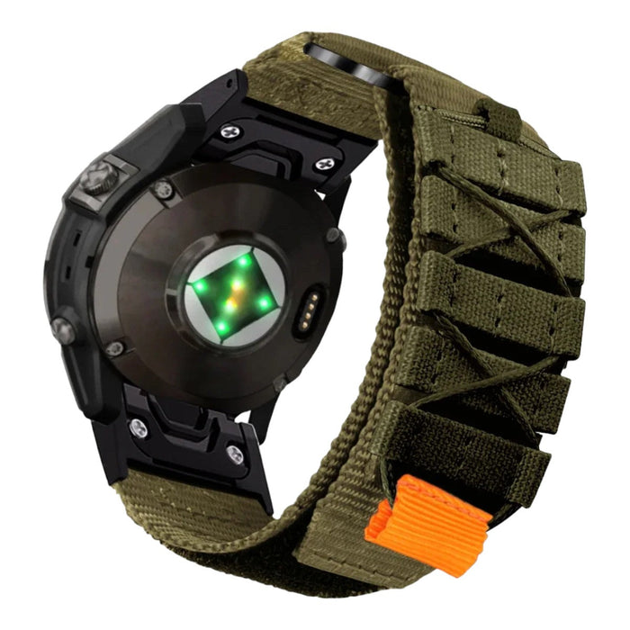 army-green-garmin-descent-g2-watch-straps-nz-nylon-sport-watch-bands-aus