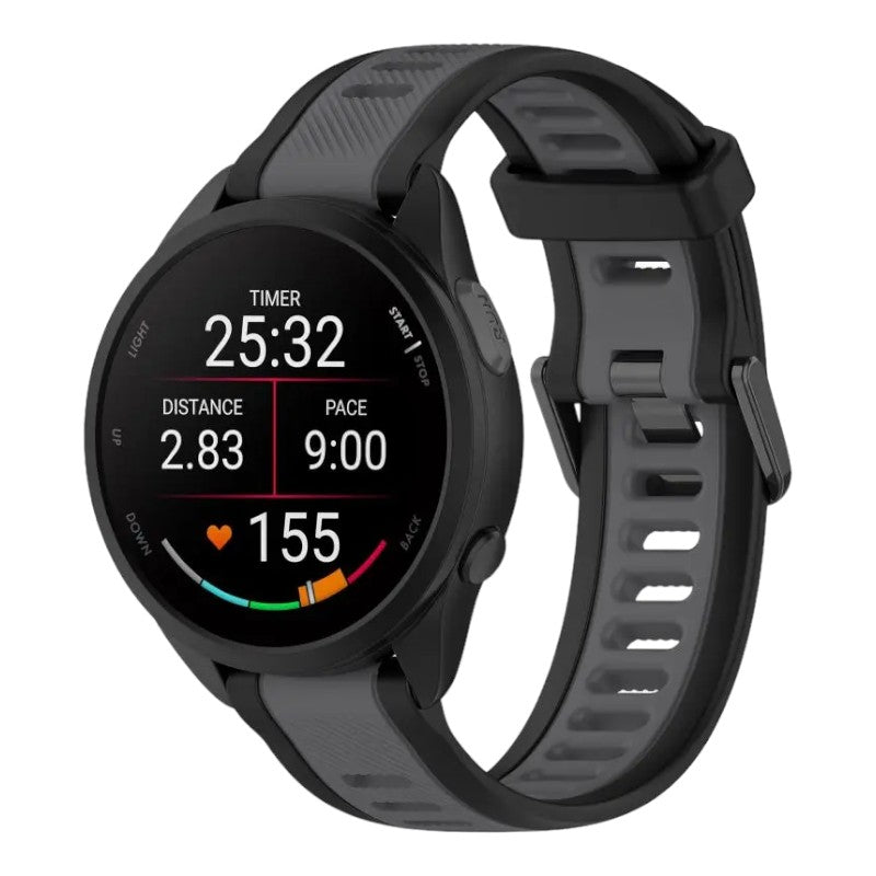 black-slate-samsung-galaxy-watch-5-pro-(45mm)-watch-straps-nz-dual-colour-silicone-watch-bands-aus-996615