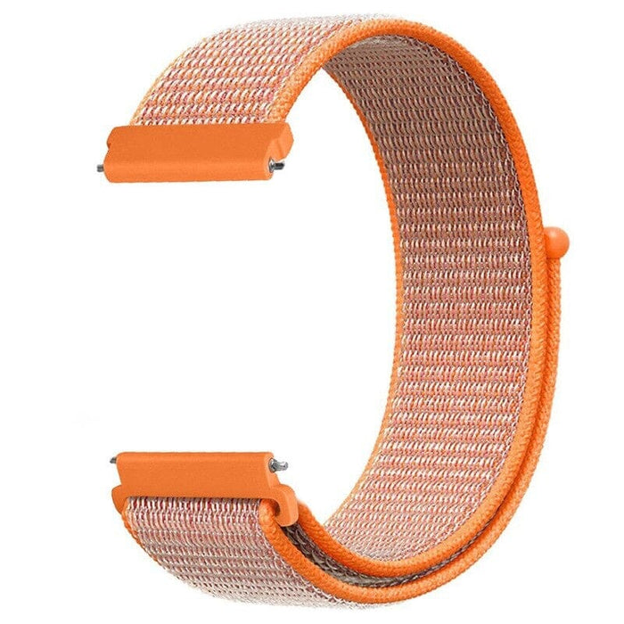spicy-orange-xiaomi-amazfit-stratos,-stratos-2-watch-straps-nz-nylon-sports-loop-watch-bands-aus