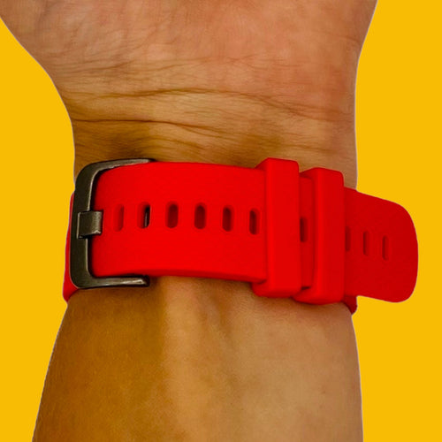 red-asus-zenwatch-1st-generation-2nd-(1.63")-watch-straps-nz-silicone-watch-bands-aus